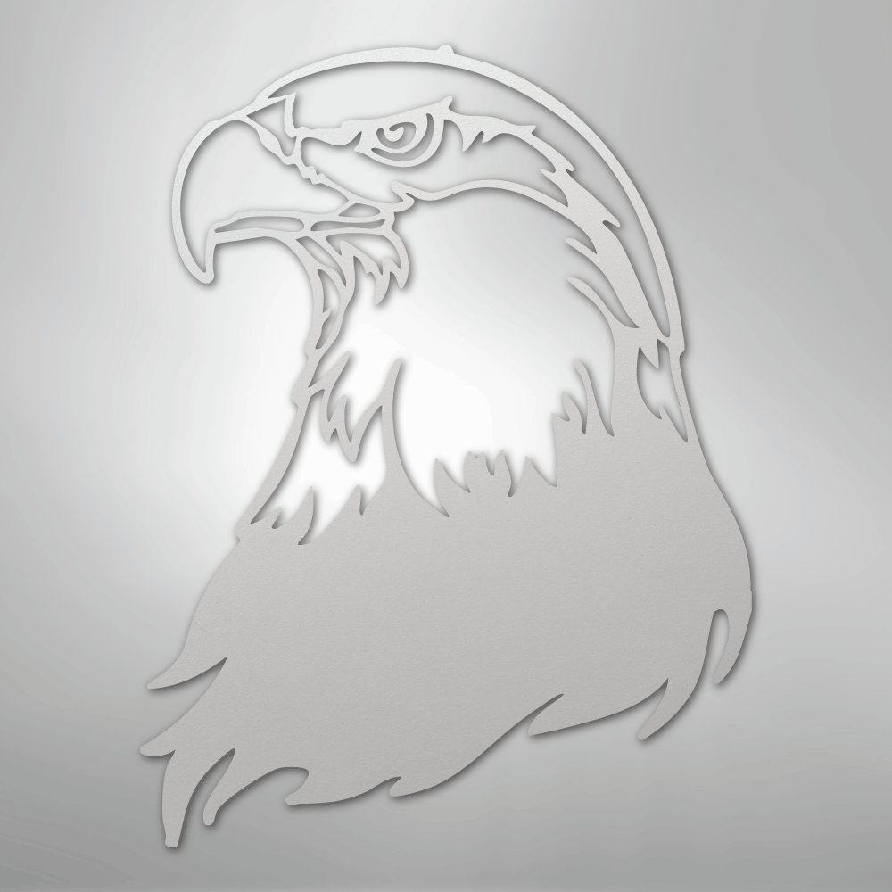 Bald Eagle Head - Steel Sign - Kim’s Signature Beauty & Accessories