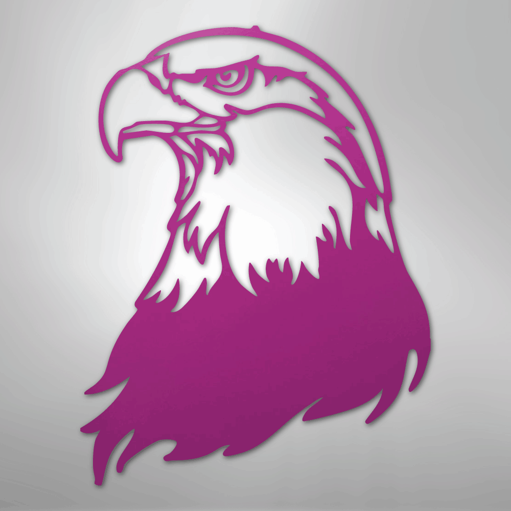 Bald Eagle Head - Steel Sign - Kim’s Signature Beauty & Accessories
