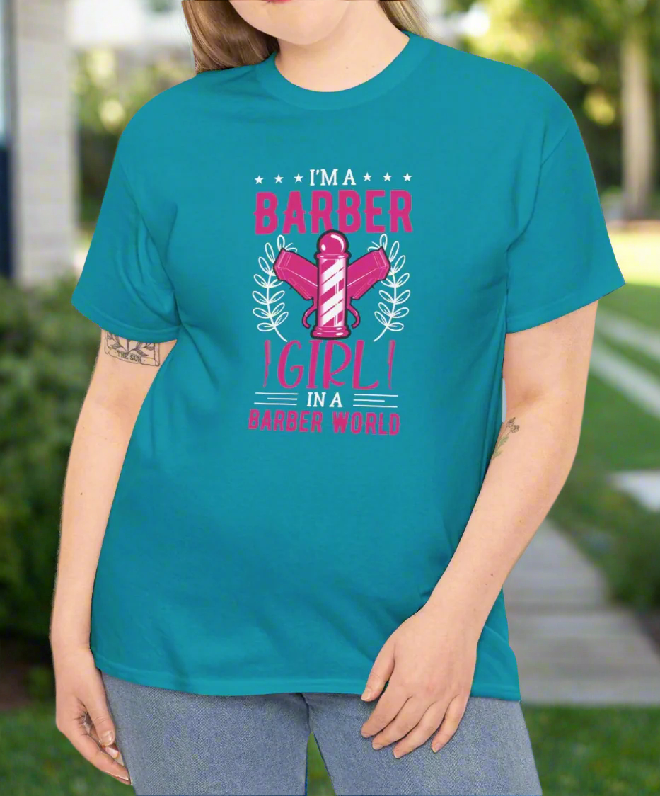 Barber Girl T-Shirt – Women in Barbering Tee - Kim’s Signature Beauty & Accessories    