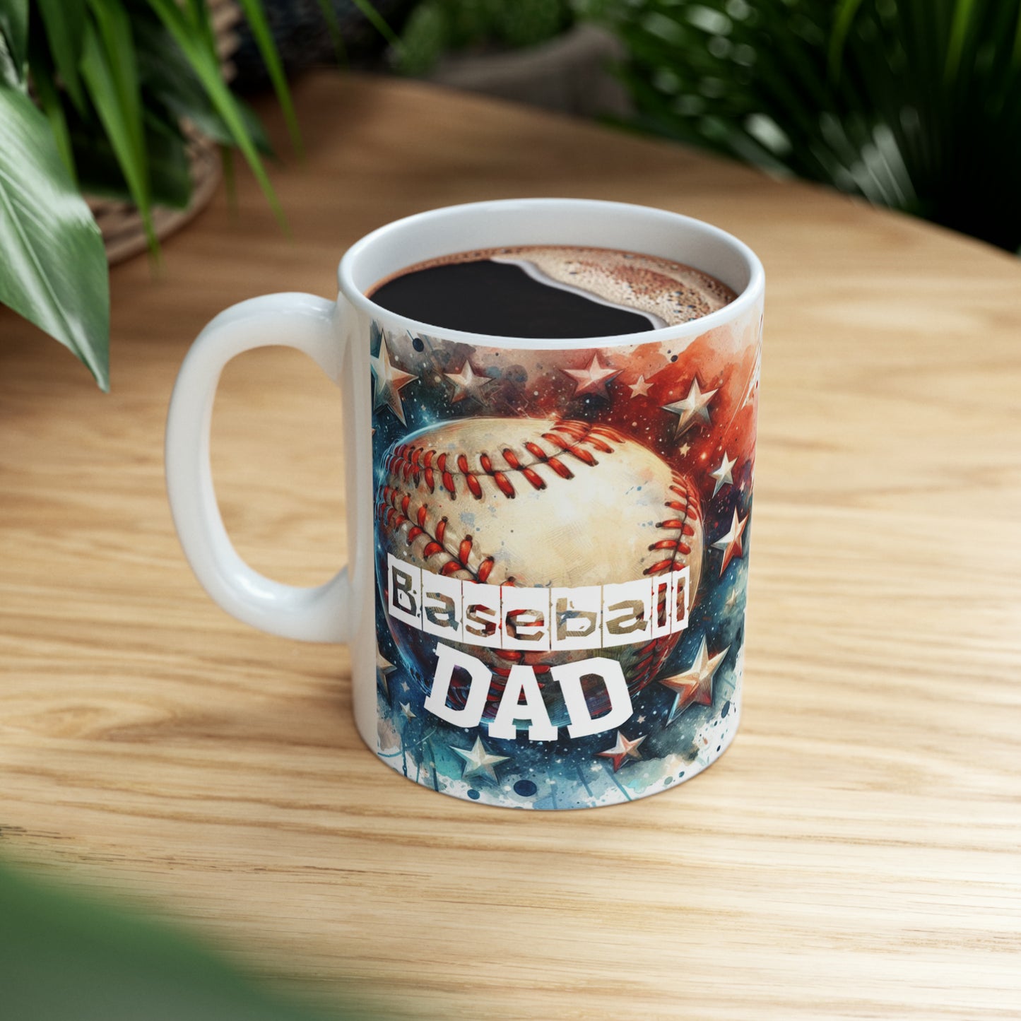 Baseball Dad Ceramic Mug - Kim’s Signature Beauty & Accessories    