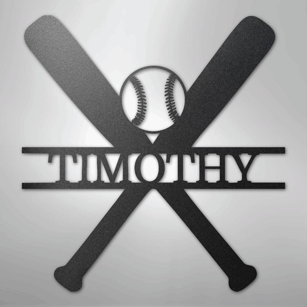 Batter Up - Metal Sign - Kim’s Signature Beauty & Accessories
