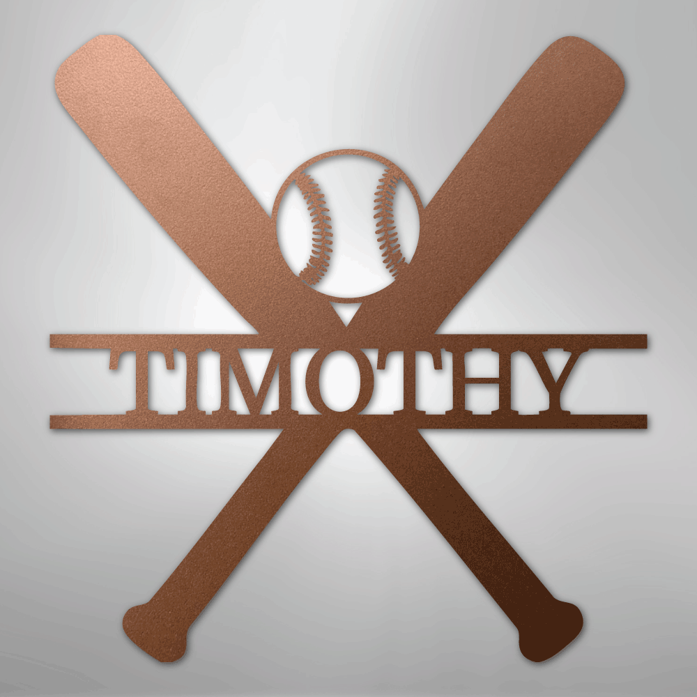 Batter Up - Metal Sign - Kim’s Signature Beauty & Accessories