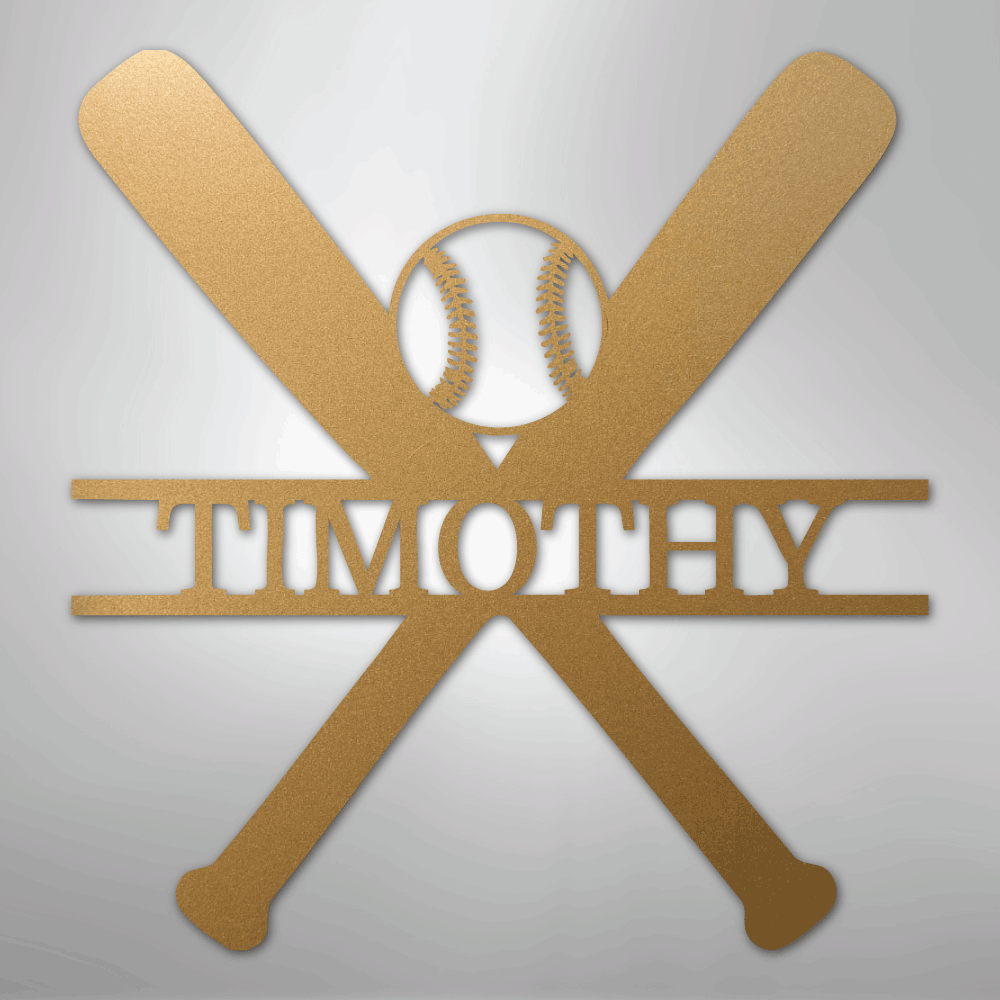 Batter Up - Metal Sign - Kim’s Signature Beauty & Accessories