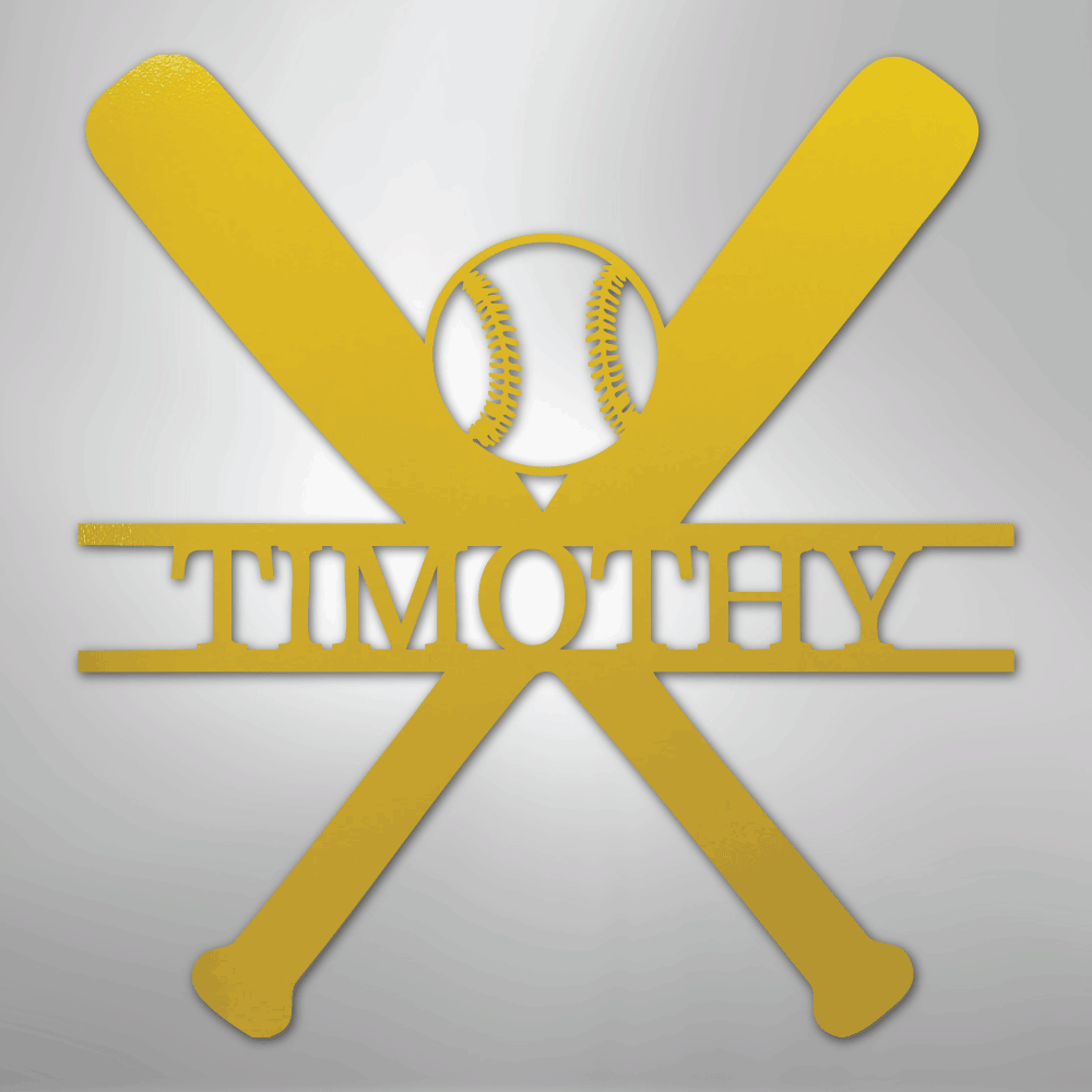 Batter Up - Metal Sign - Kim’s Signature Beauty & Accessories