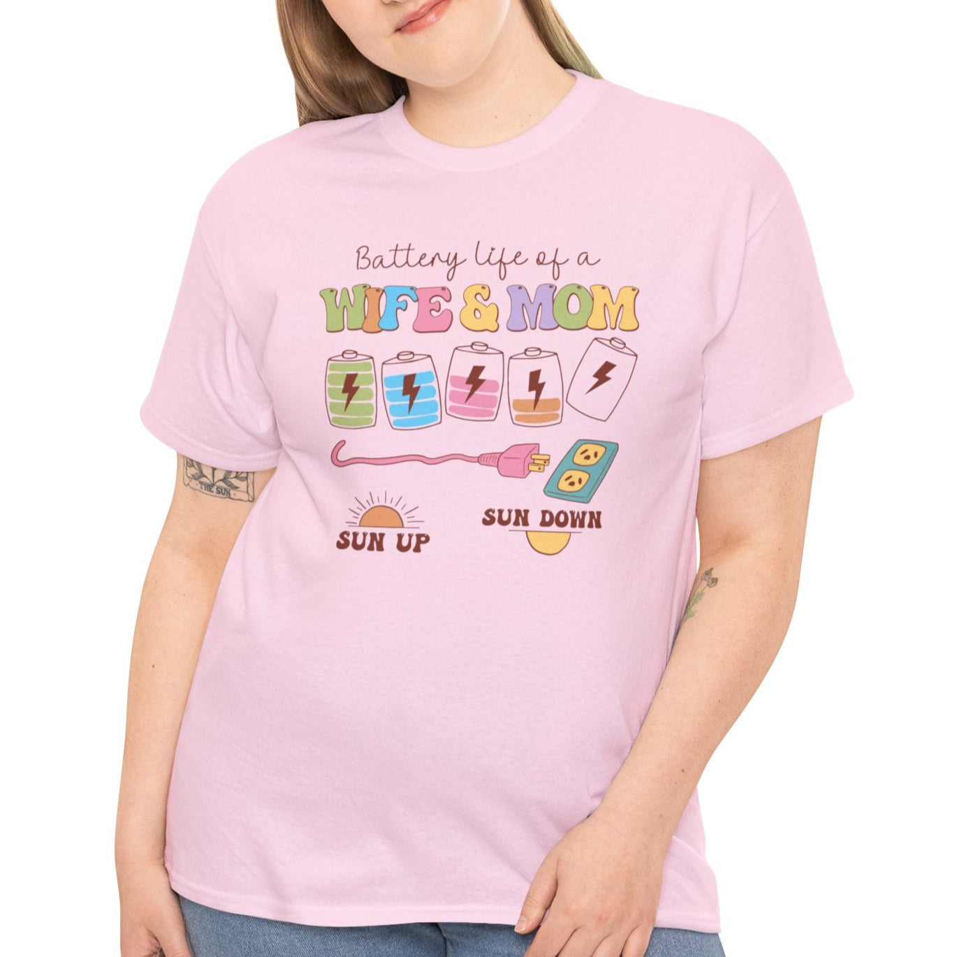 Battery Life of a Mom Tee - Kim’s Signature Beauty & Accessories    