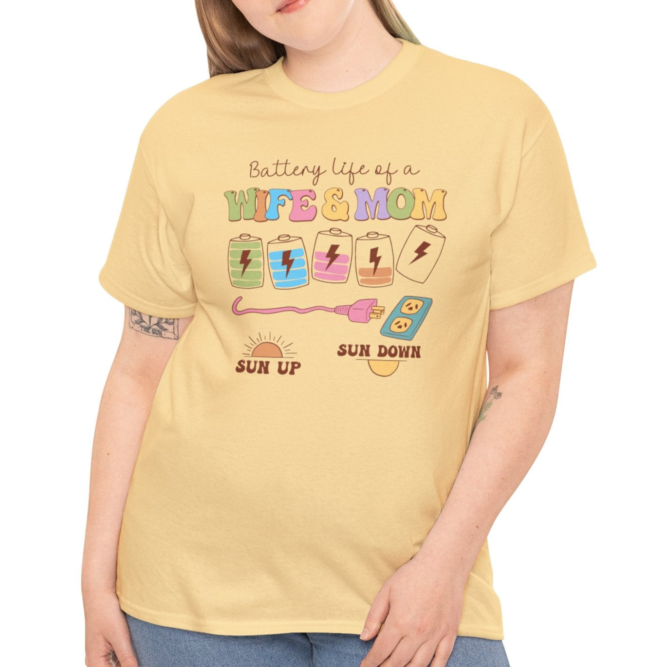 Battery Life of a Mom Tee - Kim’s Signature Beauty & Accessories    