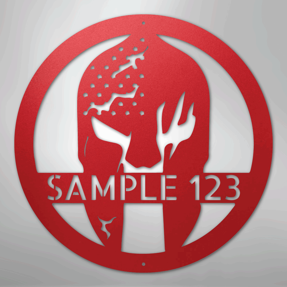 Battle Spartan Helmet - Steel Sign - Kim’s Signature Beauty & Accessories