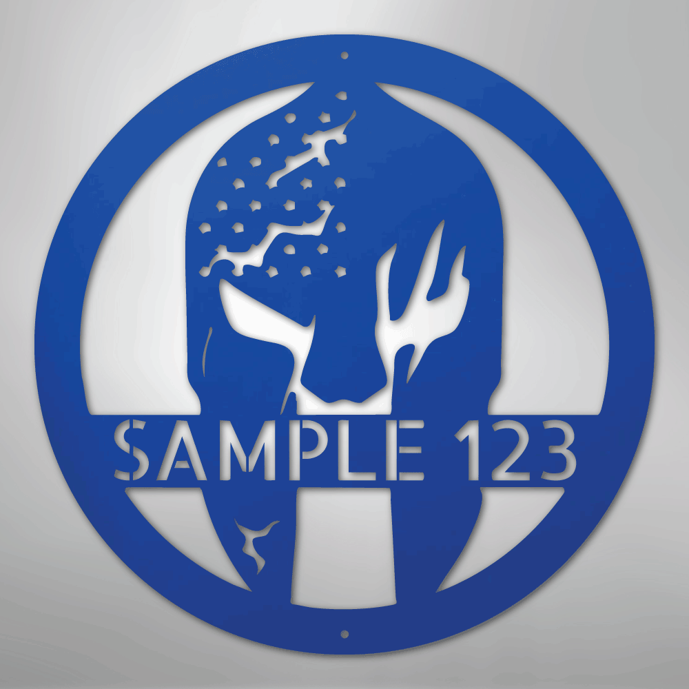 Battle Spartan Helmet - Steel Sign - Kim’s Signature Beauty & Accessories