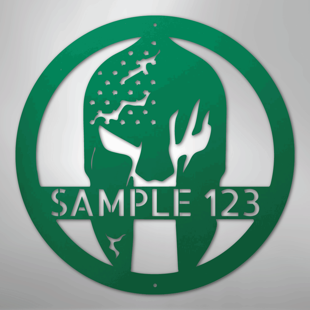 Battle Spartan Helmet - Steel Sign - Kim’s Signature Beauty & Accessories