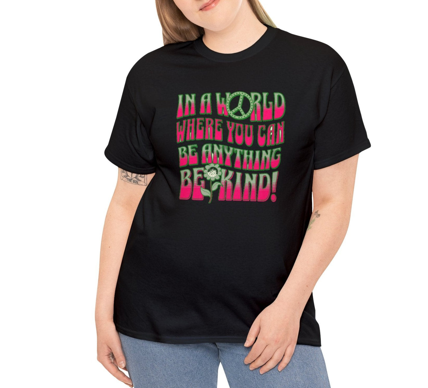 Be Kind Cotton Tee - Kim’s Signature Beauty & Accessories    