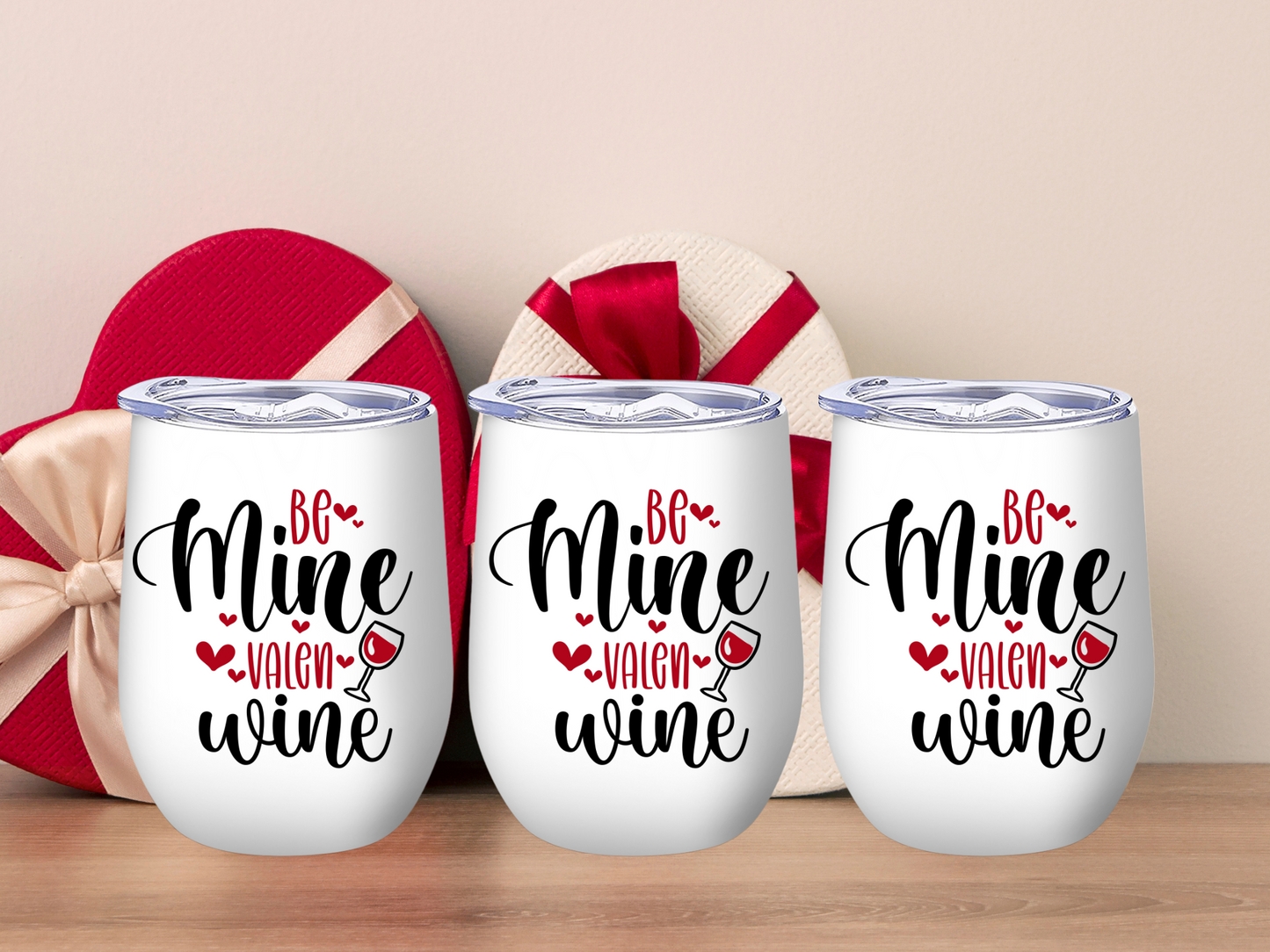 Be Mine Valenwine Tumbler - Kim’s Signature Beauty & Accessories    