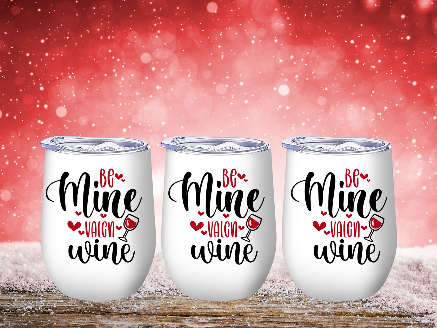 Be Mine Valenwine Tumbler - Kim’s Signature Beauty & Accessories    