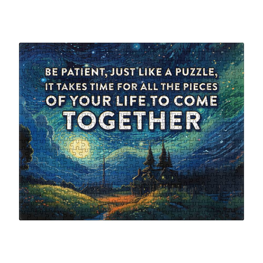 Be Patient Large Puzzle - Kim’s Signature Beauty & Accessories    