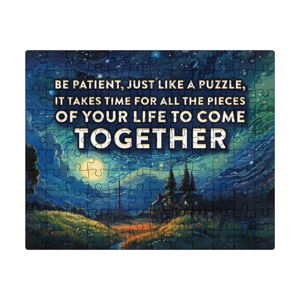 Be Patient Puzzle 120 piece puzzle - Kim’s Signature Beauty & Accessories    