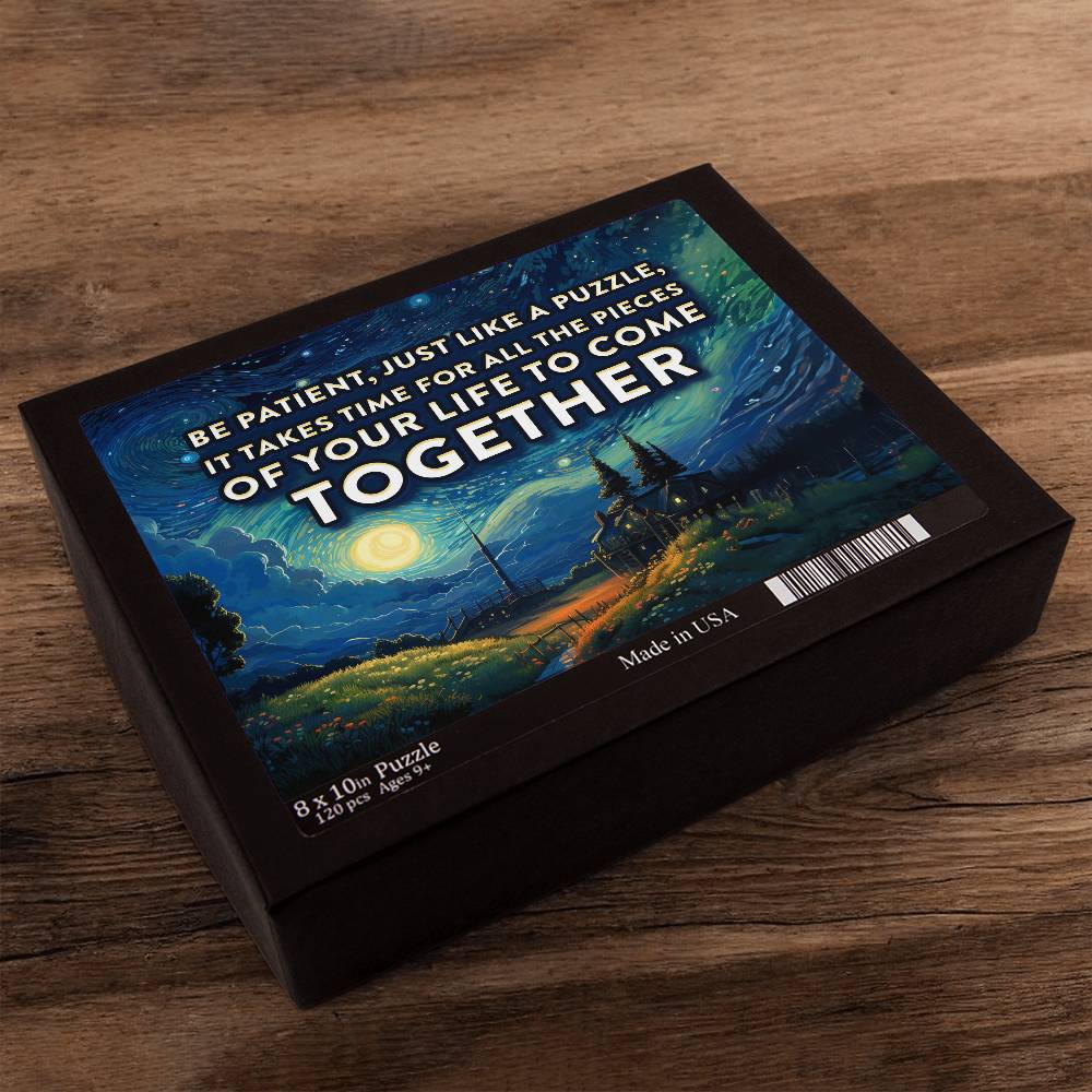 Be Patient Puzzle 120 piece puzzle - Kim’s Signature Beauty & Accessories    