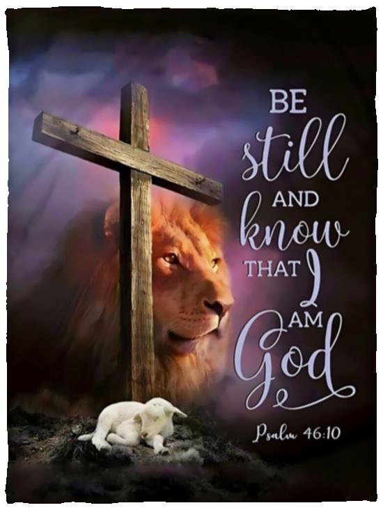 Be Still & Know I am God Blanket - Kim’s Signature Beauty & Accessories    