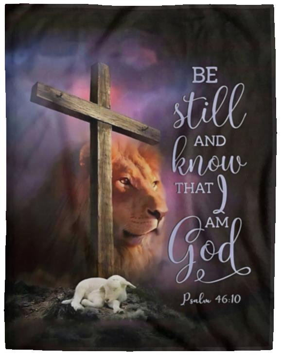 Be Still & Know I am God Blanket - Kim’s Signature Beauty & Accessories    