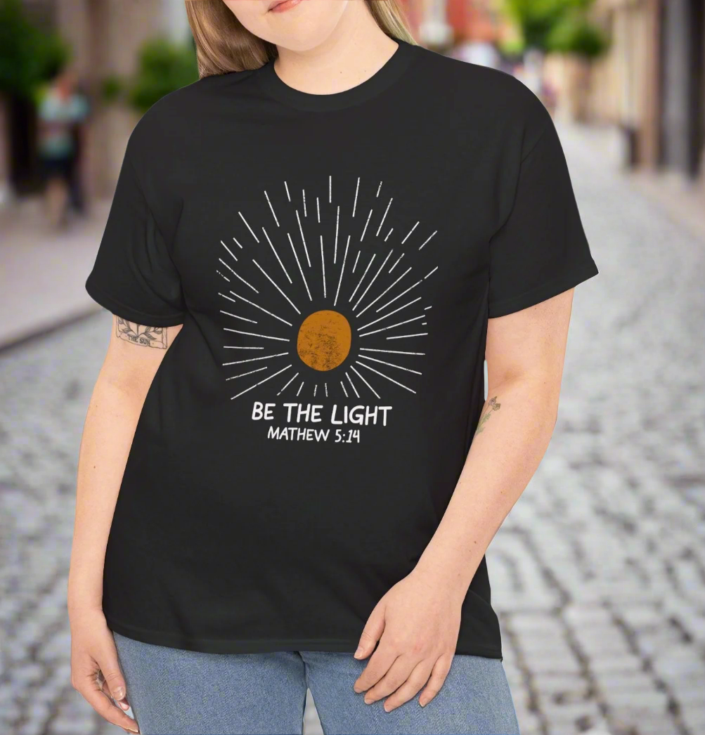 Be The Light Tee - Kim’s Signature Beauty & Accessories    