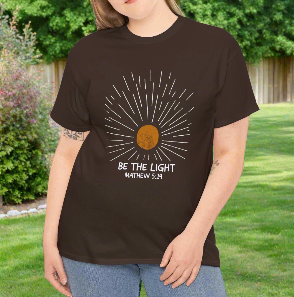 Be The Light Tee - Kim’s Signature Beauty & Accessories    