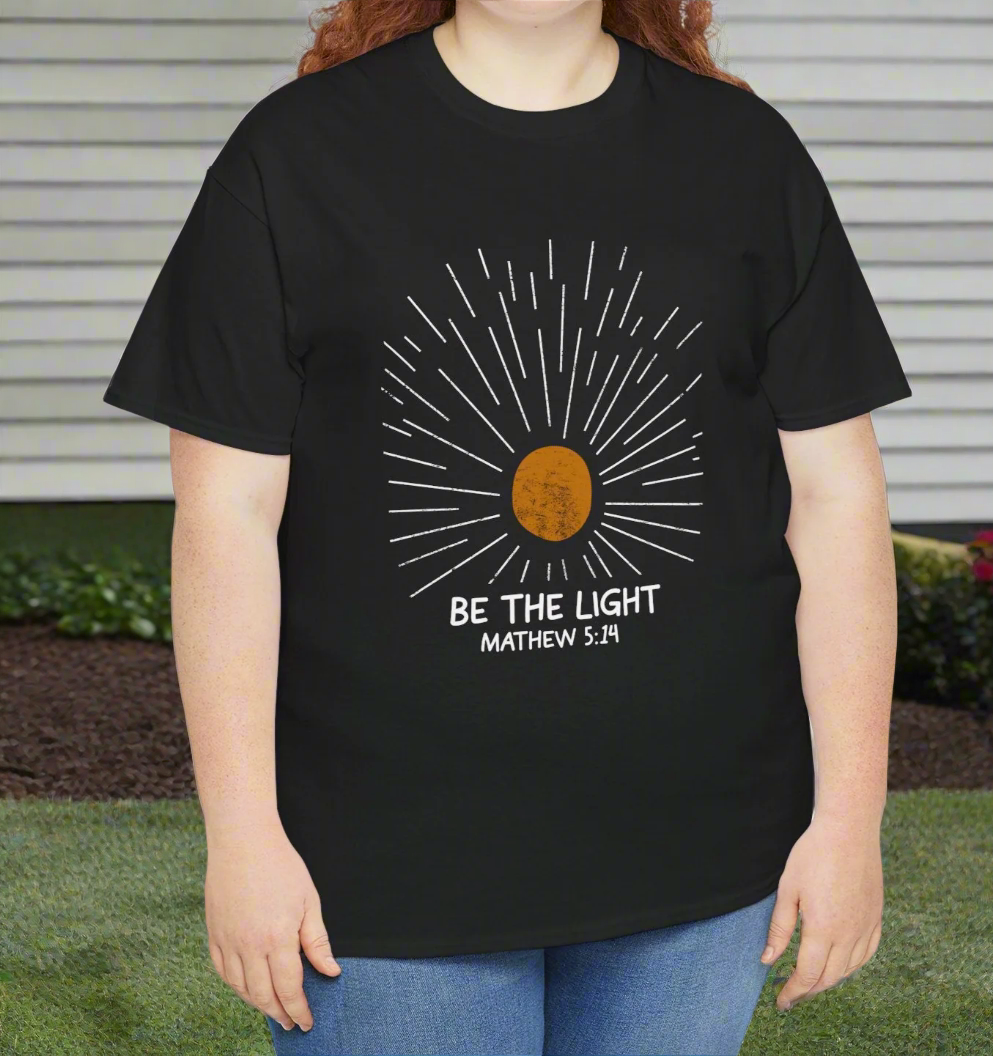 Be The Light Tee - Kim’s Signature Beauty & Accessories    