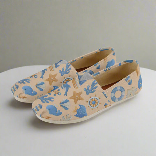 Beach Fun Canvas Toms Shoes - Kim’s Signature Beauty & Accessories    