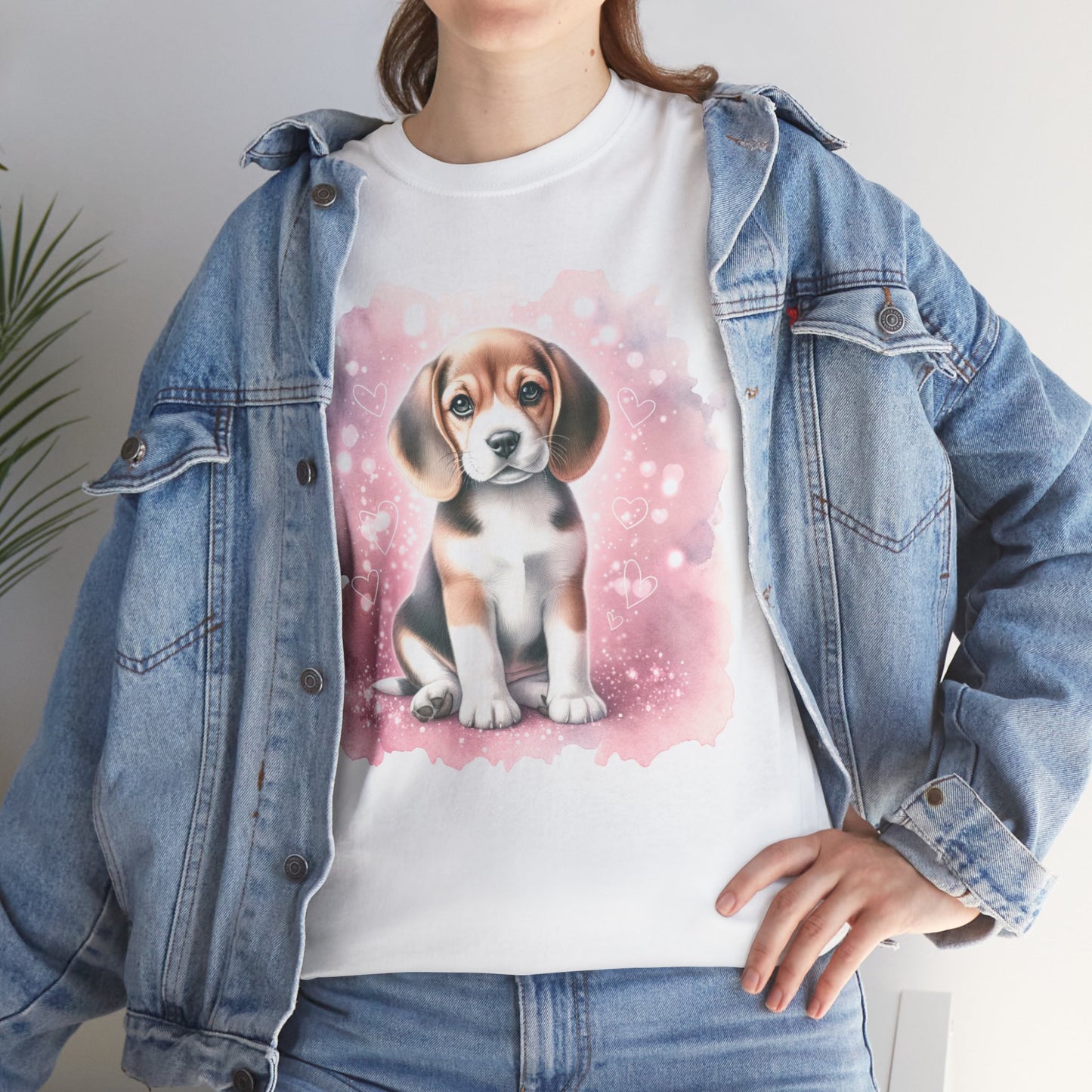 Beagle Love Cotton Tee - Kim’s Signature Beauty & Accessories    