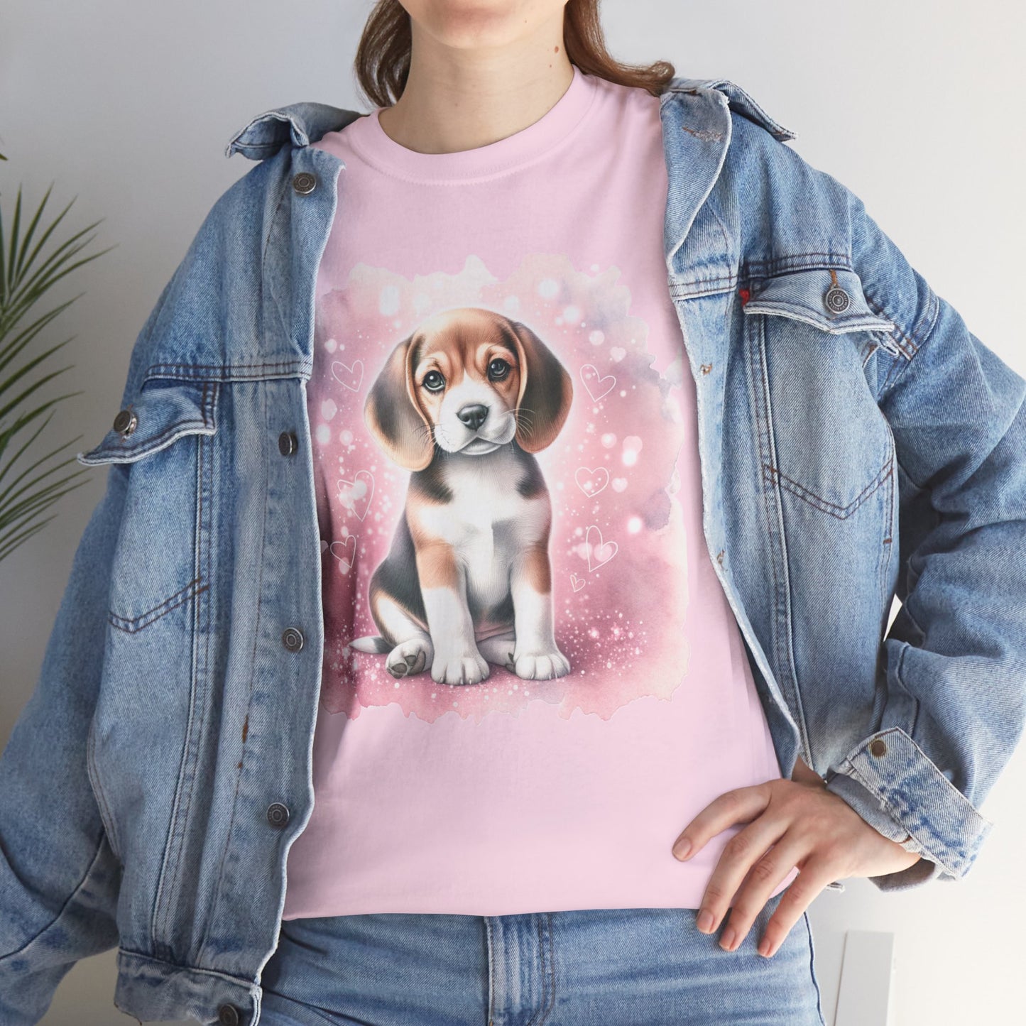 Beagle Love Cotton Tee - Kim’s Signature Beauty & Accessories    