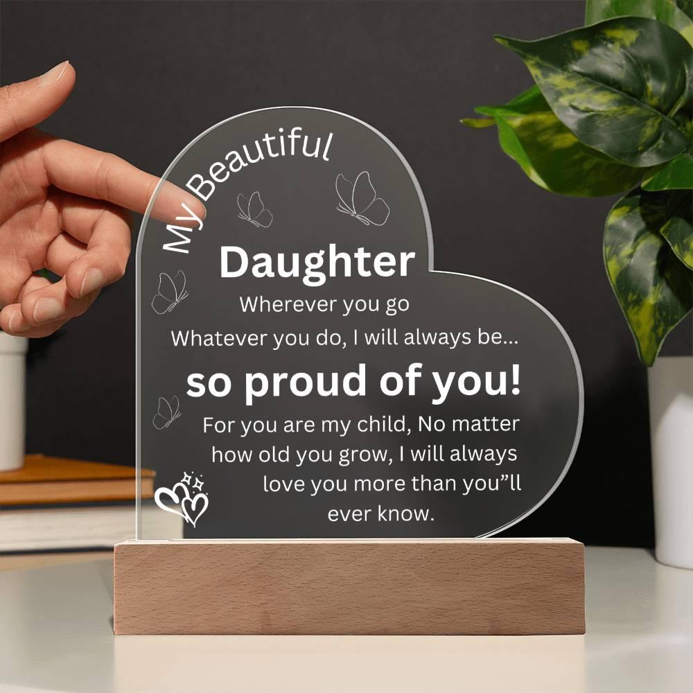 Beautiful Daughter Night Light - Kim’s Signature Beauty & Accessories    