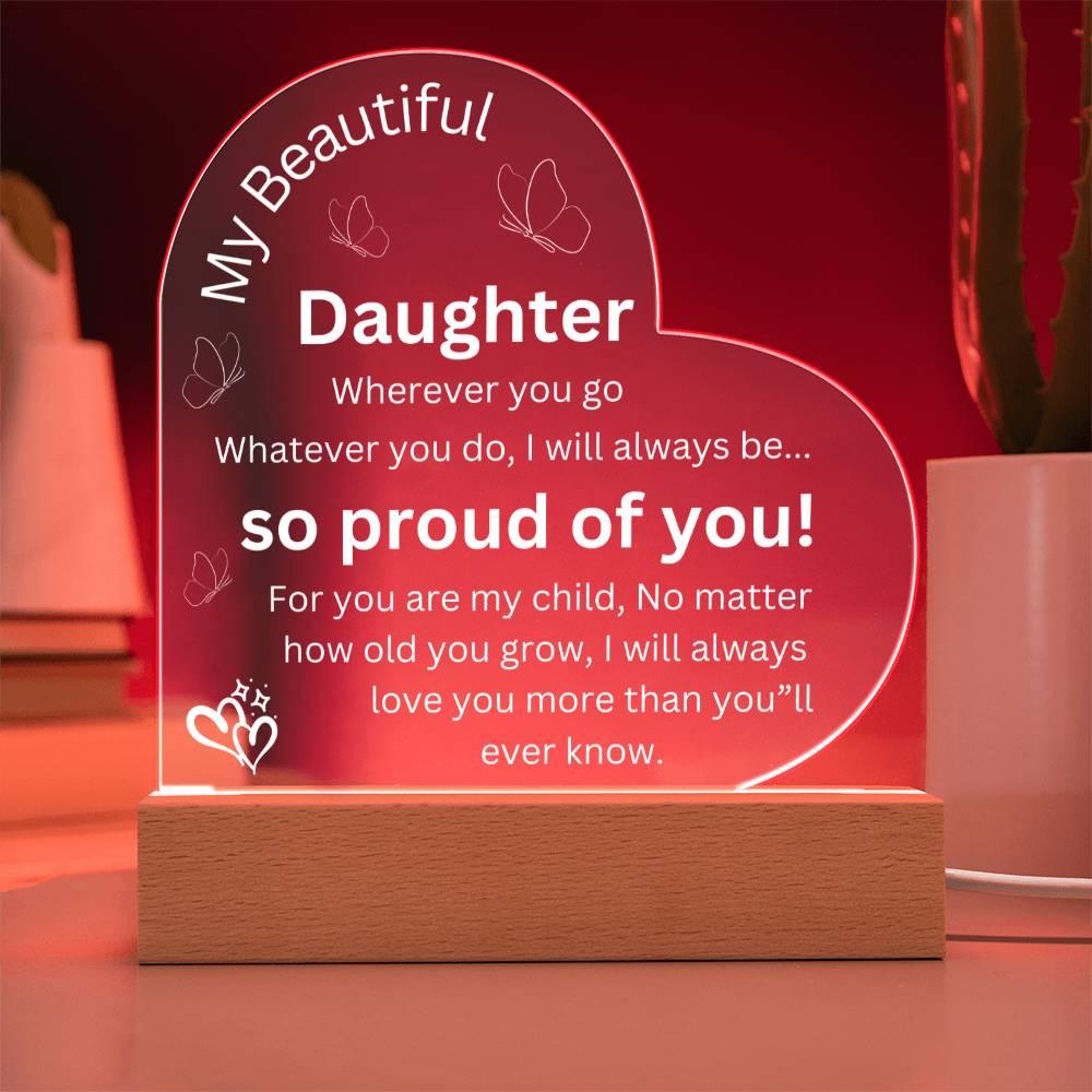 Beautiful Daughter Night Light - Kim’s Signature Beauty & Accessories    