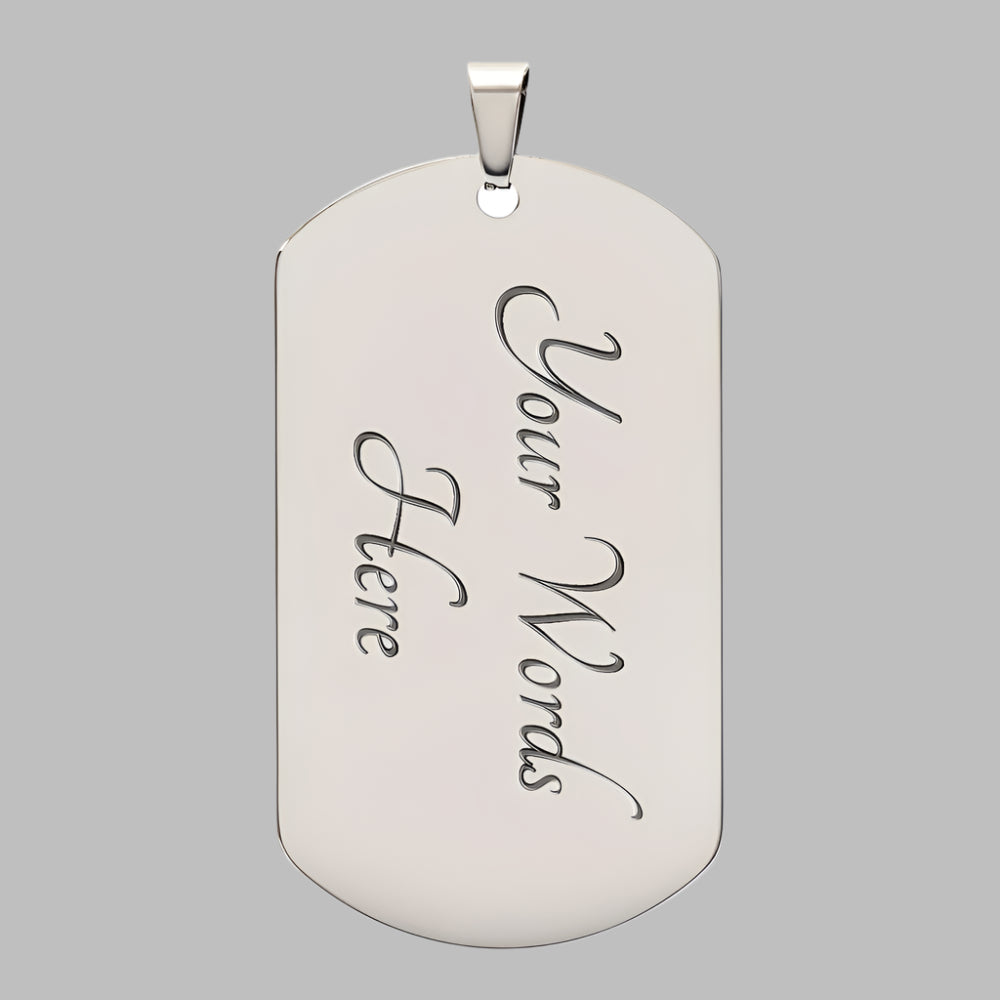 Beautiful Destinations Ahead Son | Dog Tag - Kim’s Signature Beauty & Accessories    