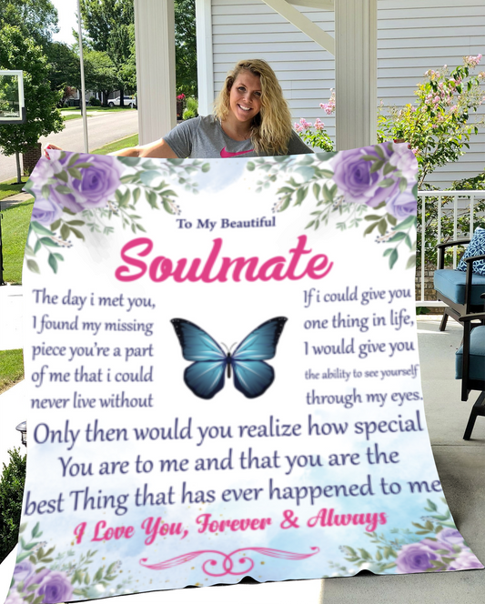 Beautiful Soulmate Blanket (50x60) - Kim’s Signature Beauty & Accessories    