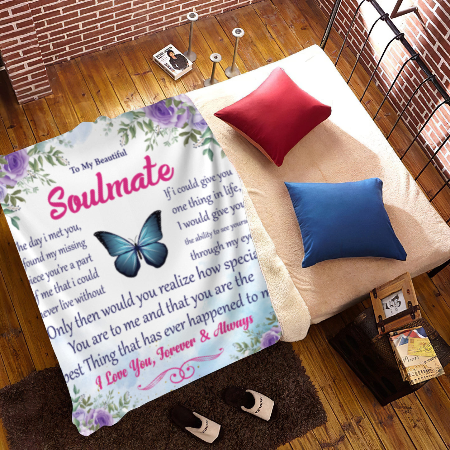 Beautiful Soulmate Blanket (50x60) - Kim’s Signature Beauty & Accessories    