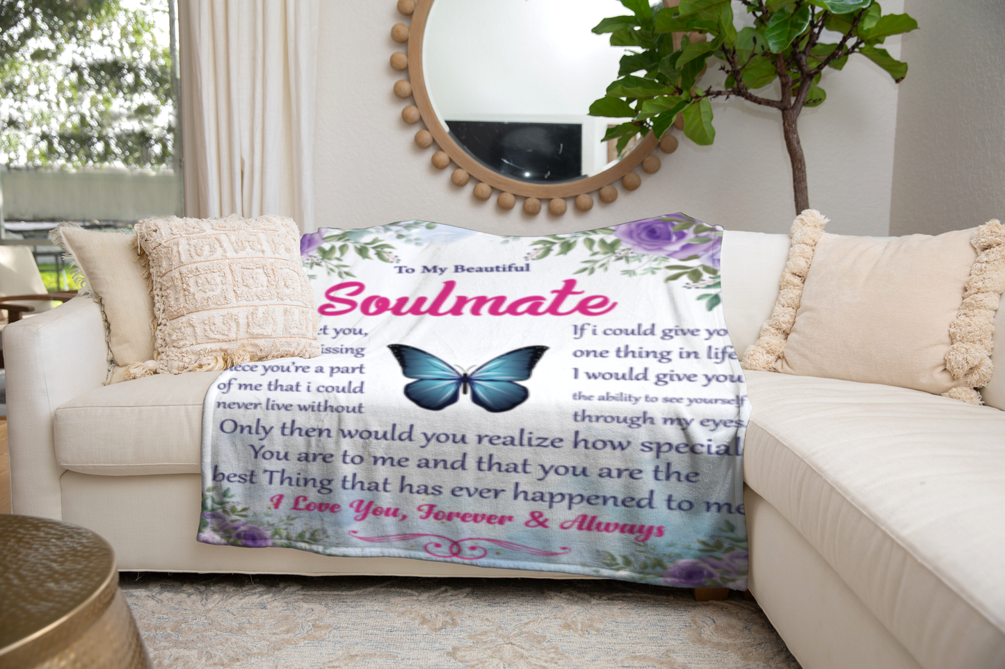 Beautiful Soulmate Blanket (50x60) - Kim’s Signature Beauty & Accessories    