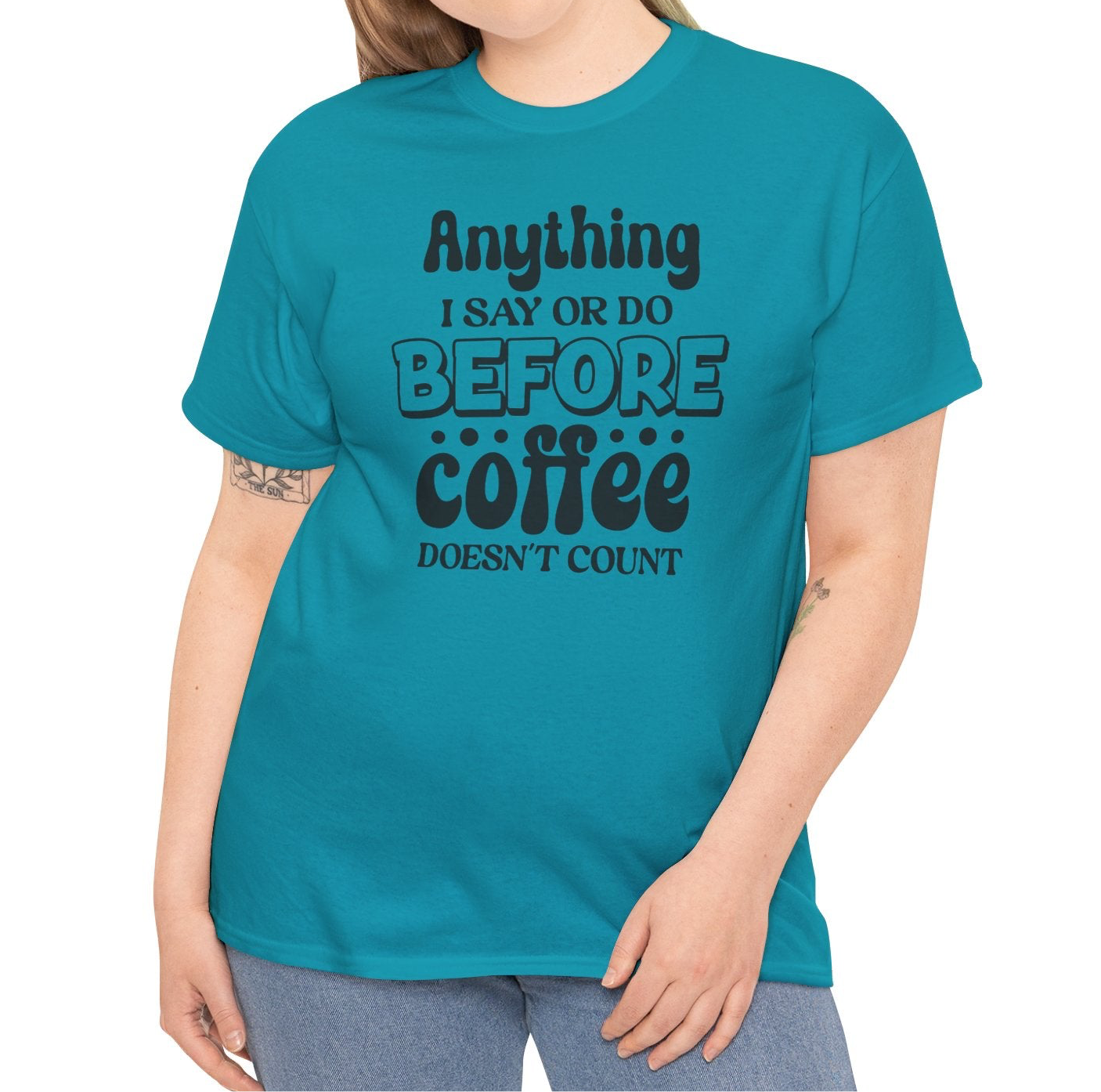 Before Coffee | Cotton Tee - Kim’s Signature Beauty & Accessories    