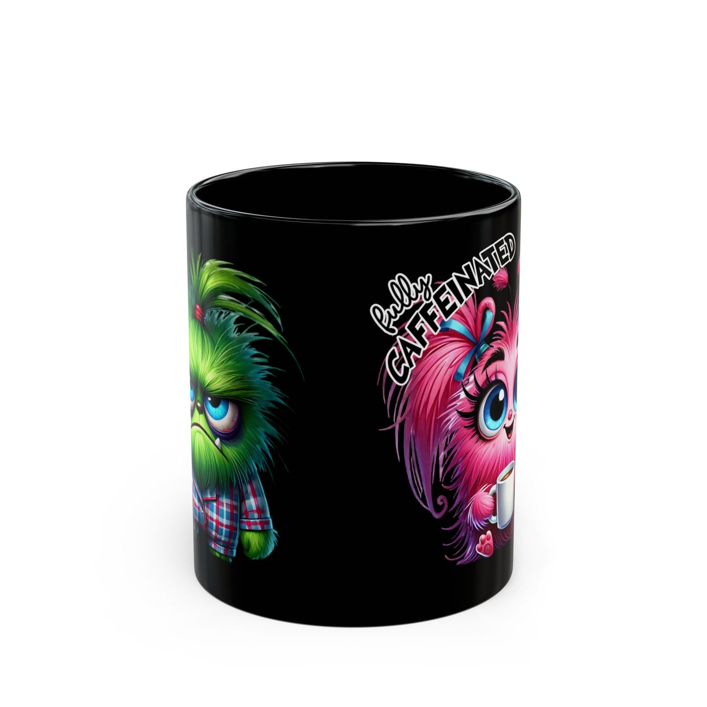 Before Coffee & Fully Caffeinated Black Mug - Kim’s Signature Beauty & Accessories    