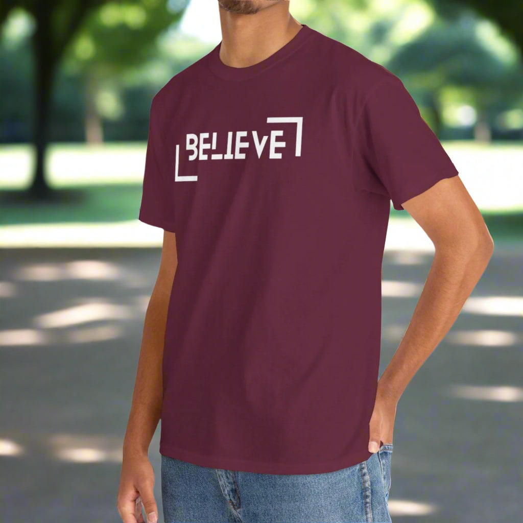 Believe Unisex Cotton Tee - Kim’s Signature Beauty & Accessories    
