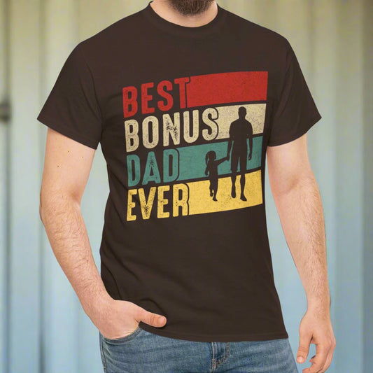 Best Bonus Dad Ever Tee – A Heartfelt Tribute - Kim’s Signature Beauty & Accessories    