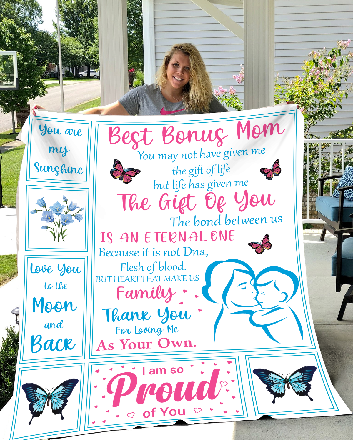 Best Bonus Mom Blanket - Kim’s Signature Beauty & Accessories    
