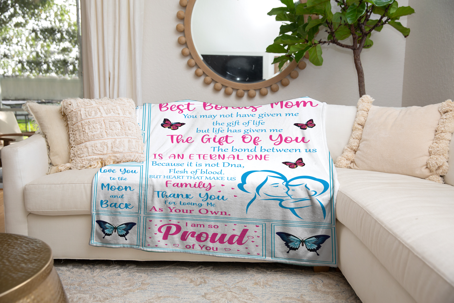 Best Bonus Mom Blanket - Kim’s Signature Beauty & Accessories    