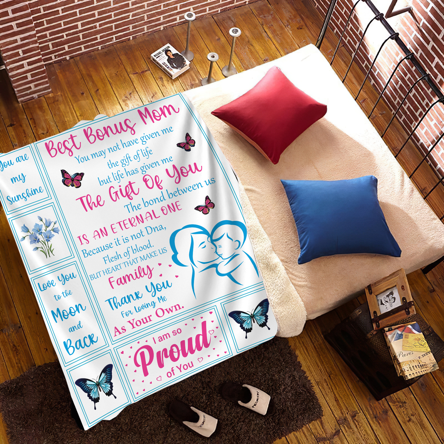 Best Bonus Mom Blanket - Kim’s Signature Beauty & Accessories    