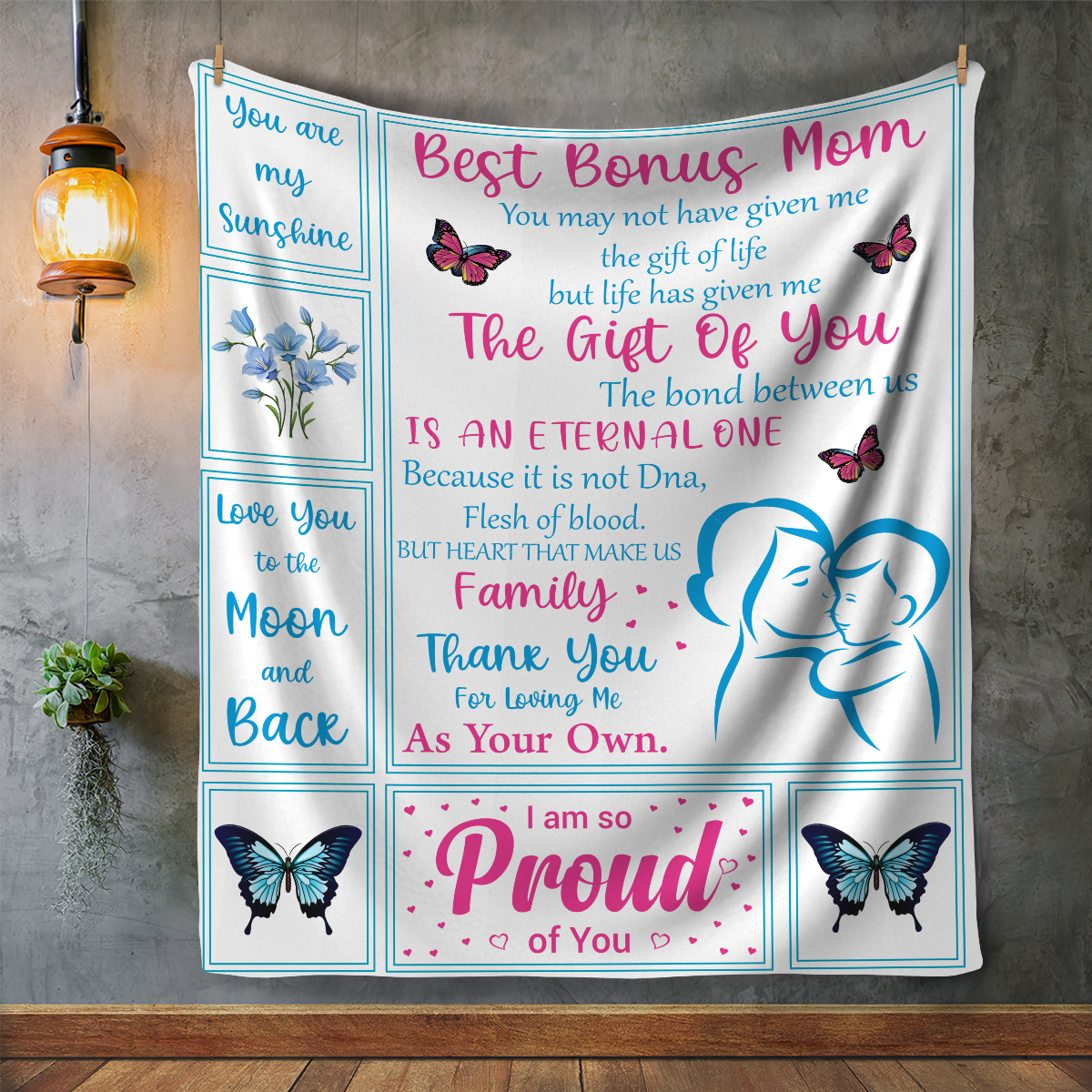 Best Bonus Mom Blanket - Kim’s Signature Beauty & Accessories    