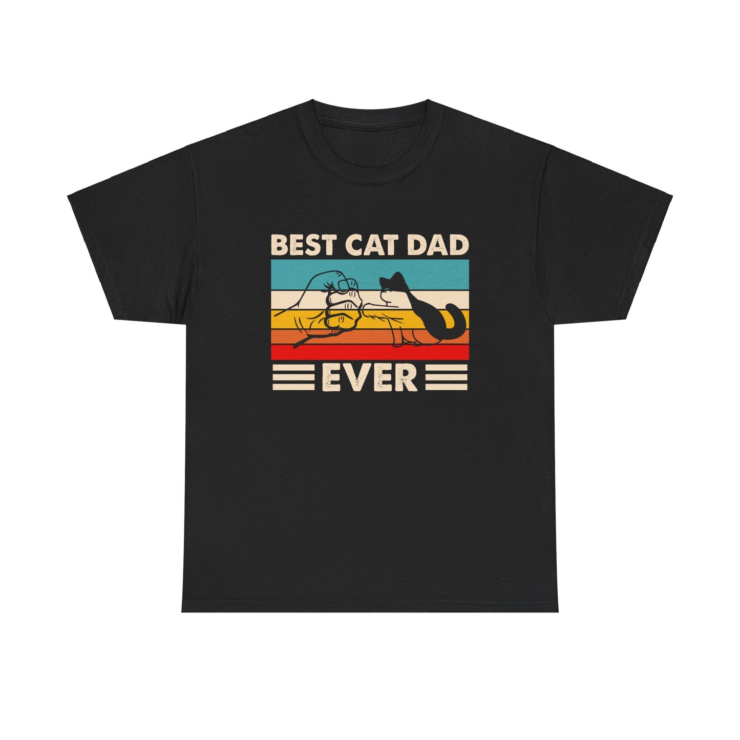 Best Cat Dad Cotton Tee - Kim’s Signature Beauty & Accessories    