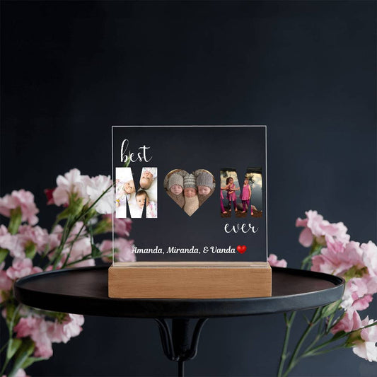 Best MOM Ever Photo uploads and (Personlized) Plaque - Kim’s Signature Beauty & Accessories    