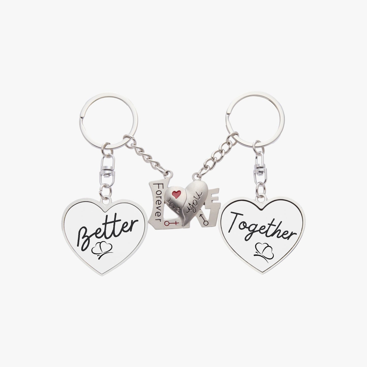 Better Together  Couple Magnetic Keychain - Kim’s Signature Beauty & Accessories    