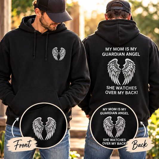 My Mom Is My Guardian Angel Hoodie | Memorial Sweatshirt