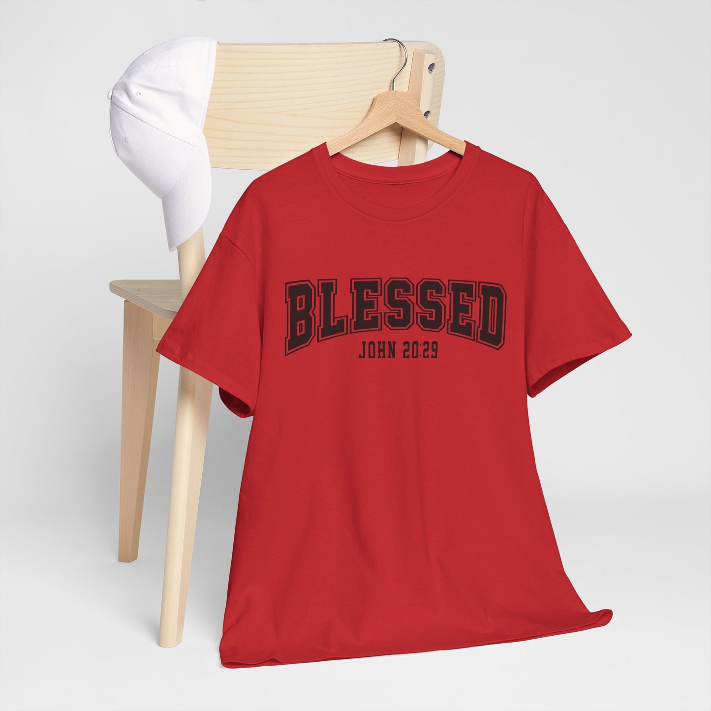 Blessed John 20:29 Unisex Heavy Cotton Tee - Kim’s Signature Beauty & Accessories    