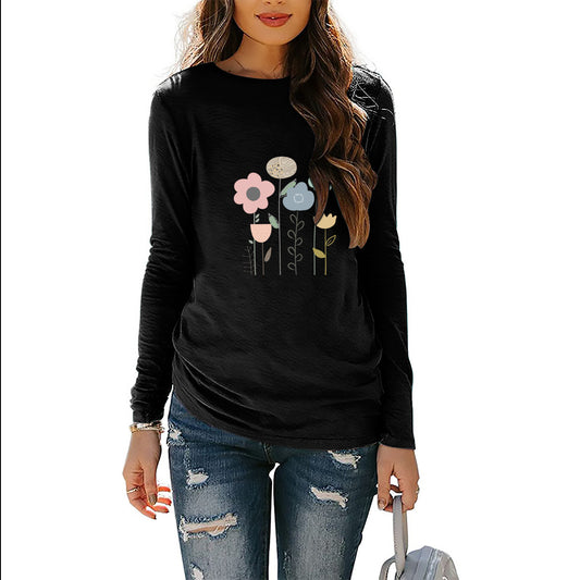 Blooming Elegance Long Sleeve Tee - Kim’s Signature Beauty & Accessories    