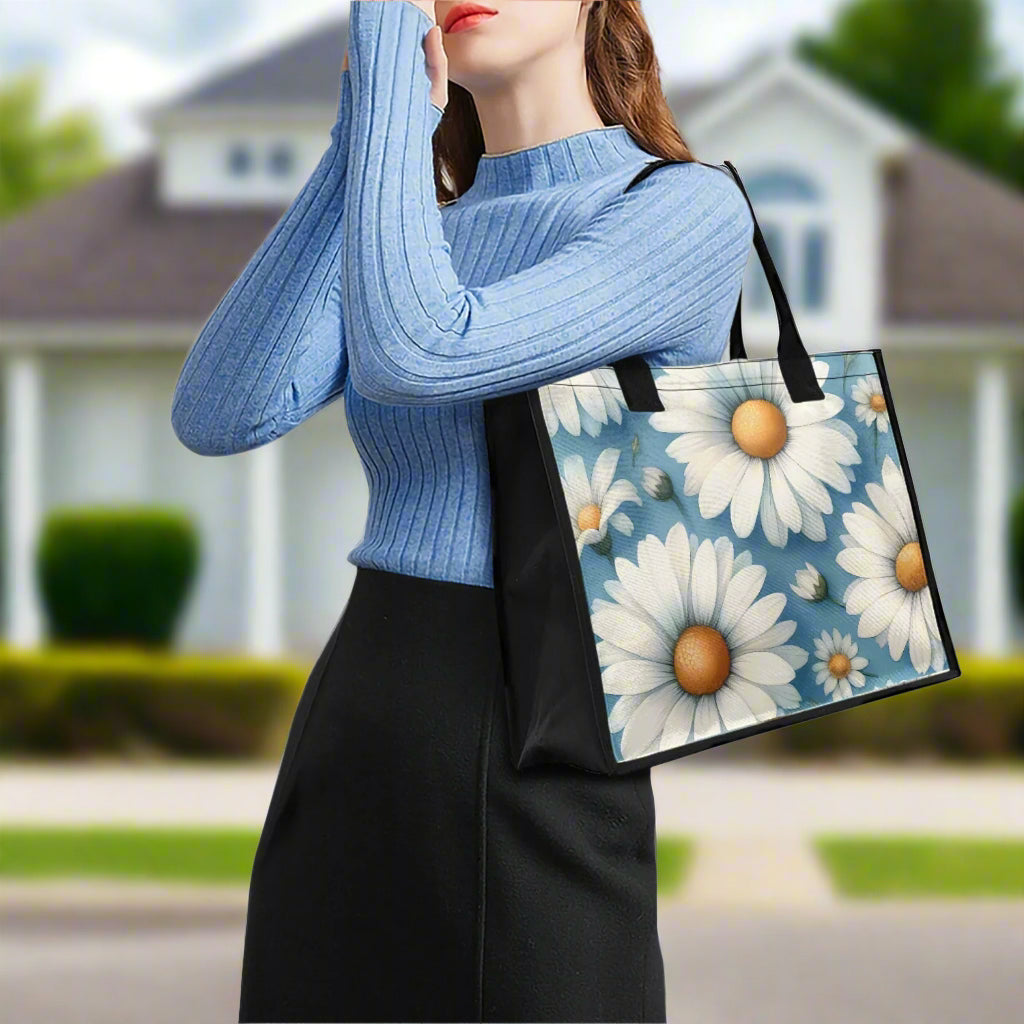 Blue Sky Blooms Shopping Tote - Kim’s Signature Beauty & Accessories    