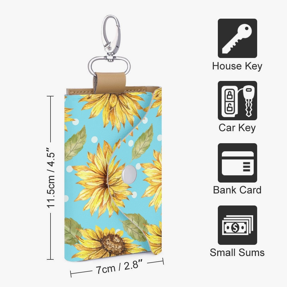 Blue Sunshine Key Holder Case - Kim’s Signature Beauty & Accessories    