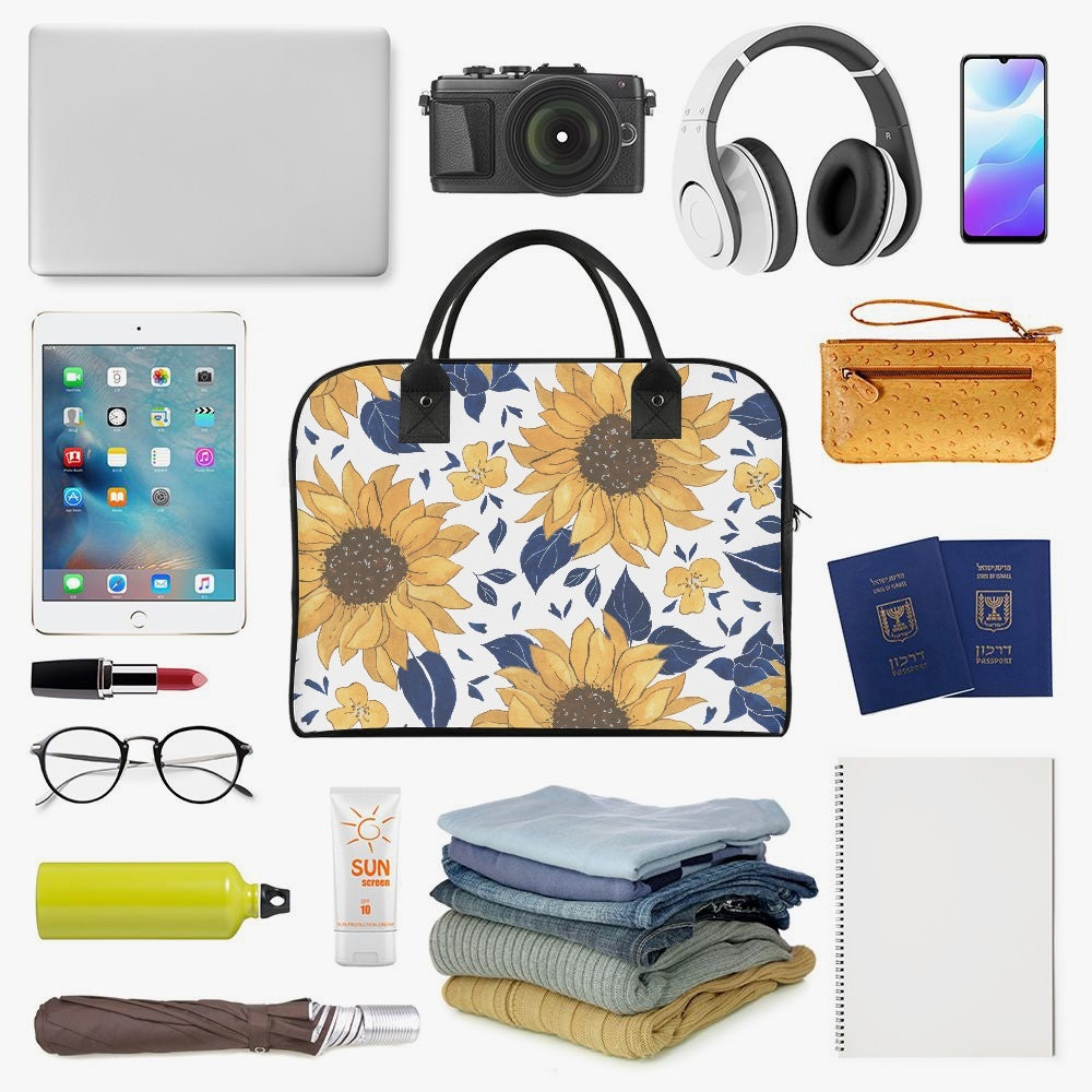 Blue Sunshine Large Travel Handbag - Kim’s Signature Beauty & Accessories    